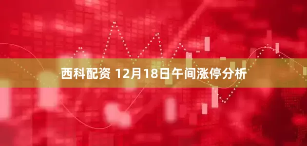 西科配资 12月18日午间涨停分析